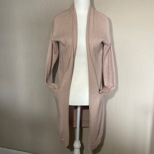 (4 for $20) Old Navy Blush Pink Duster sweater